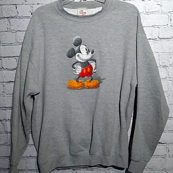 Disney Tops - Vintage Disney Store MICKEY MOUSE size Large Sweatshirt